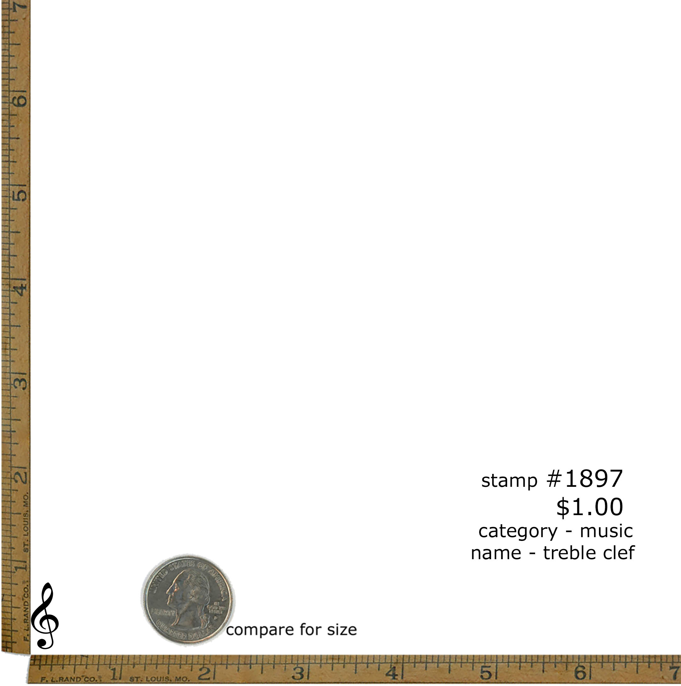 #1897 - Treble Clef - Music